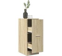 vidaXL Armoire d'apothicaire Chêne Sonoma Bois ingénierie 30x41x77,5 cm Multicolore