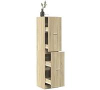 vidaXL Armoire d'apothicaire chêne Sonoma en bois d'ingénierie avec tiroirs