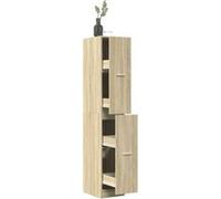 vidaXL Armoire d'apothicaire chêne Sonoma – Bois d'ingénierie, Coffre à tiroirs