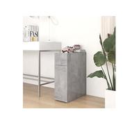 Armoire d apothicaire Gris béton 20x45,5x60 cm Bois ingénierie Gris béton G