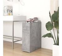 Armoire d apothicaire Gris béton 20x45,5x60 cm Bois ingénierie Gris béton G