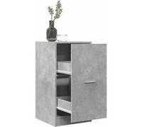 Armoire d apothicaire gris béton 40x41x77,5cm bois d ingénierie Gris béton G