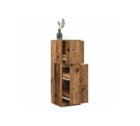 Armoire d apothicaire vieux bois 40x41x118 cm bois d ingénierie