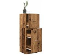 Vidaxl Armoire D'apothicaire Vieux Bois 40x41x118 Cm Bois D'ingénierie Marron