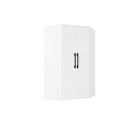 Armoire d'angle 2 portes - L101 cm - Blanc - AURALI