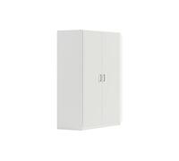 Armoire d'angle 2 portes - L117 cm - Blanc - BELOMY