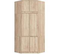 Armoire d'angle avec surmeuble AKORD S100 Chêne Sonoma 100 cm 6 portes 100x50x235 cm