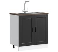 Armoire d'Angle de Cuisine Rangement Salon Intérieur Bois d'Ingénierie vidaXL