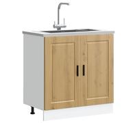 Armoire d'Angle de Cuisine Rangement Salon Intérieur Bois d'Ingénierie vidaXL