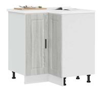 Armoire d'Angle de Cuisine Rangement Salon Intérieur Bois d'Ingénierie vidaXL