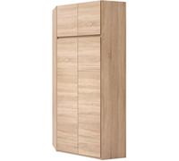 Armoire d'angle - Décor chêne sonoma - 4 portes - L 80,5 cm - ACADEMICA