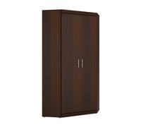 Armoire D'Angle IMPERIAL 93x93cm Armoire De Chambre 2 Portes Noyer Imperial