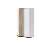 Armoire d'angle Marvesi 100, Nombre d'étagères: 8, 199x95x50cm