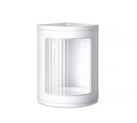 Armoire d'angle murale pour salle de bain - Rangement multi-usage à suspendre pour cuisine et salle de bain - Installation sans perçage - 22 x 22 x 39,5 cm - Solution de meubles élégante