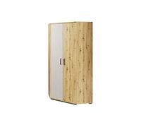 Armoire d'angle Orlveno 100, Nombre d'étagères: 8, 195x95x95cm