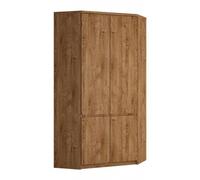 Armoire d'angle spacieuse pour la chambre à coucher Fribo