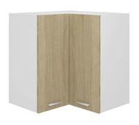 Armoire d'angle suspendue - vidaXL - Chêne sonoma - Bois d'ingénierie - 57x57x60 cm - Contemporain