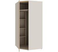 Armoire d'angle - WEXLIN - Décor Sable - 1 porte battante - L92,2 x P92,2 x H193,7 cm