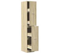 Armoire d'apothicaire - mango - Armoire haute - chêne sonoma bois d'ingénierie M1312