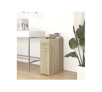 Armoire d'Apothicaire Meuble de Rangement Armoire de Rangement Salon Salle de Séjour Maison Intérieur Chêne Sonoma 20x45,5x60 cm Aggloméré