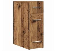 Armoire d'apothicaire moderne - vidaXL - 20x45.5x60 cm - Bois ancien - Bois d'ingénierie - 3 tiroirs