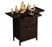 Armoire D'Autel avec tiroirs, Niche Bouddhiste Chinoise avec Rangement, Table d'autel Bouddhiste pour la Maison, Le culte Familial et Le Salon(42IN/120CM)