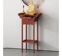 Armoire d'autel Bouddhiste Table d'autel pour la Maison Table de Méditation d'autel Armoire d'autel de Prière Bouddhiste Chinoise pour Prières Divination Culte(50x33x104cm)