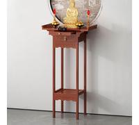 Armoire d'autel Bouddhiste Table d'autel pour la Maison Table de Méditation d'autel Armoire d'autel de Prière Bouddhiste Chinoise pour Prières Divination Culte(60x33x124cm)