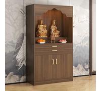 Armoire d'autel de méditation - Table chinoise avec tiroirs et rangement pour salon et petits espaces