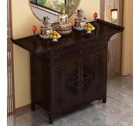 Armoire D'Autel,Table D'Autel Bouddhiste,Table de méditation Chinoise Vintage Bouddhiste Autel en Bois, Table D'Autel De Sanctuaire Personnel,Table D'Autel avec Rangement,pour MéDit(Size:100*40*100cm)