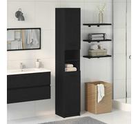 Armoire de Bain Chêne Fumé 32x34x188,5 cm Bois d'Ingénierie Rangement vidaXL