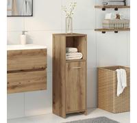 Armoire de Bain Sonoma Gris 30x30x95 cm Bois d'Ingénierie Rangement vidaXL