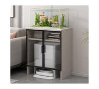 Armoire de balayeuse intelligente multifonctionnelle et support de rangement simple pour aquarium et support de fleurs pour salon 60 x 30 x 80,6 cm Kaki Solution élégante