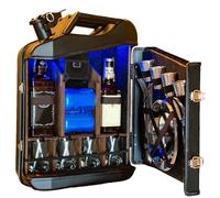Armoire de bar à whisky, jerrican de Noël, mini armoire à boissons, mini bar portable, cadeau original personnalisé pour un homme
