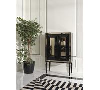 Armoire de bar design Armoire en bois Bar noir boissons