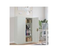 vidaXL Armoire de bureau 90x40x140 cm Acier Gris 244649