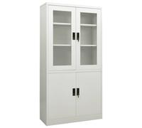 Armoire de Bureau Anthracite 90x40x180 cm Acier Meuble de Classement vidaXL