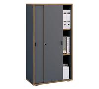Armoire de bureau Armoire à dossiers Portes coulissantes Salia 3x
