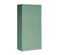 Armoire de Bureau C34 Métallique Armoire à Dossiers Armoire à Outils 185 x 90 x 45 cm, Vert pastel