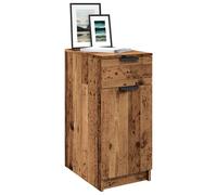 Armoire de Bureau Gris Béton 33,5x50x75 cm Bois d'Ingénierie Meuble vidaXL