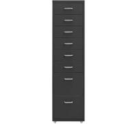 Armoire de bureau - Haute qualité - Classeur mobile Anthracite 28x41x109 cm Métal