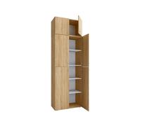 Armoire de bureau Lona (portes coulissantes, aspect bois, XXL)