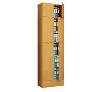 Armoire de bureau VCM XXL à 5 compartiments avec rehausse et tiroir | Armoire de classement moderne à portes battantes | Dimensions env. H. 240 x L. 70 x P. 39 cm - Lona 5 compartiments