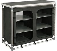 Armoire de camping CampFeuer, 102 cm x 47 cm x 82 cm, cuisine de camping armoire pliante en aluminium, meubles de camping