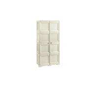 armoire de chambre 8085555210 armoire omnimodus 1 coté avec 4 compartiments et 1 cote penderie/rangebalai 2 portes pleines