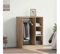 Armoire de chambre Vidaxl Armoire avec étagère Chêne artisanal 77 x 48 x 102 cm