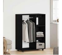 vidaXL Garde-robe Armoire Rangement vêtements 80x40x110 cm Bois d'ingénierie Blanc