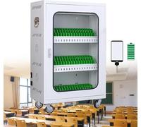 Armoire de charge mobile à 60 emplacements USB pour téléphones portables, rangement sécurisé pour étudiants, solution de charge rapide rechargeable