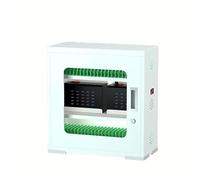 Armoire de charge sécurisée à support mural de 12 baies, casier-téléphone durable en aluminium avec port USB-C, charge rapide sûre pour les bureaux Gyms d'écoles, boîtier de stockage de dispositifs mo