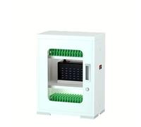 Armoire de charge sécurisée à support mural de 12 baies, casier-téléphone durable en aluminium avec port USB-C, charge rapide sûre pour les bureaux Gyms d'écoles, boîtier de stockage de dispositifs mo